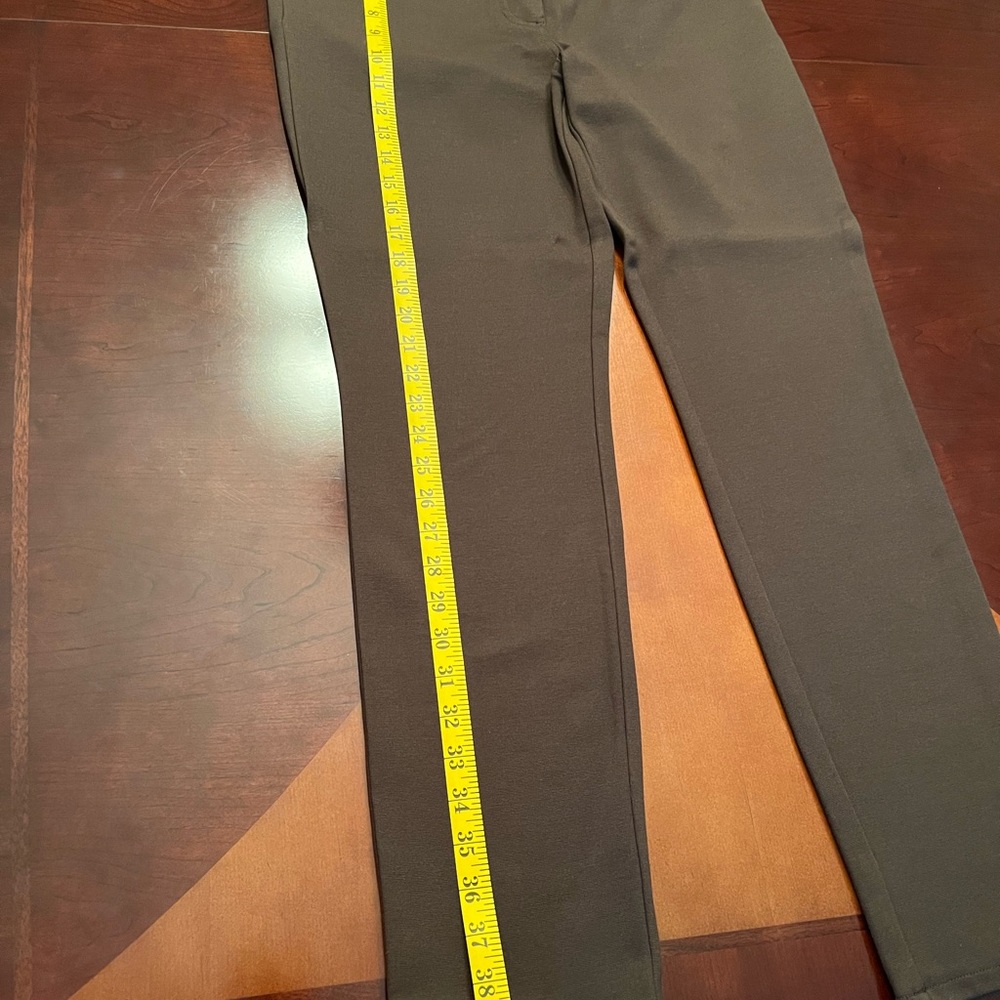 Chico – Brown Ponte Stretch Knit Pants – Chico Size 1 (similar to 8-10)